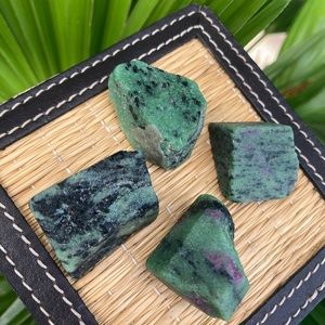 1 Piece • Small Raw Ruby Zoisite Chunk